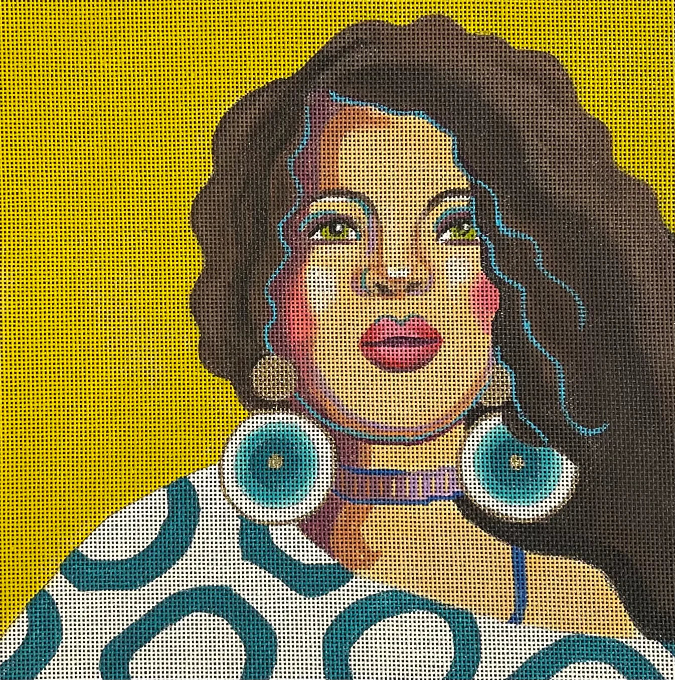 PE247 Pop of Turquoise Lady