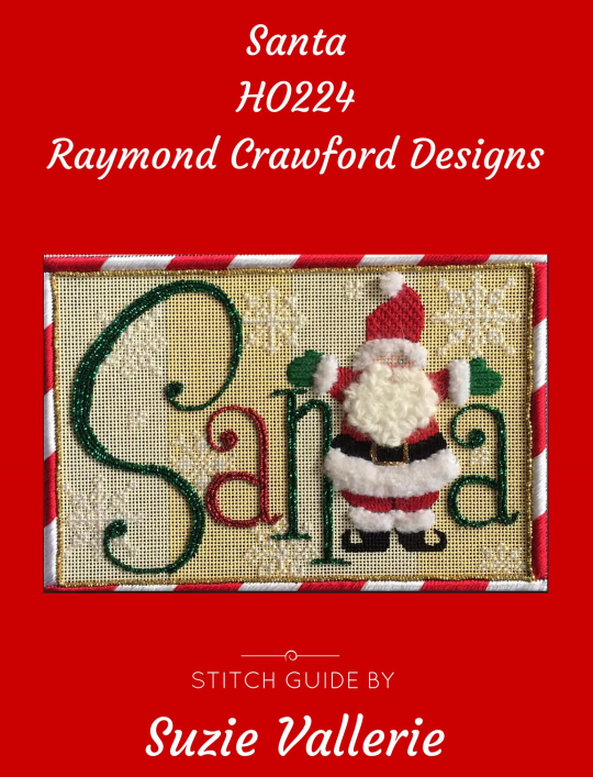 HO224 Santa Sign Stitch Guide