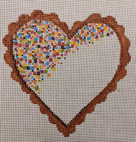 LL-C-10 Sprinkle Heart Cookie