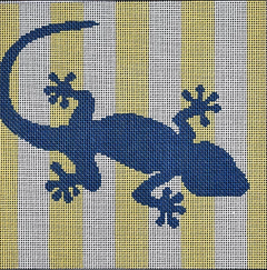 TS241 Geckos Stencil - Yellow