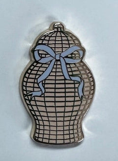 Rattan Ginger Jar Needle Minder