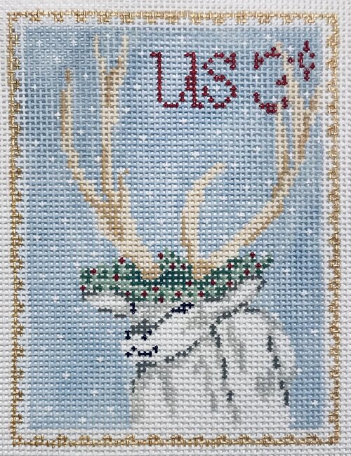 21T-1 Vintage Stamps - Reindeer