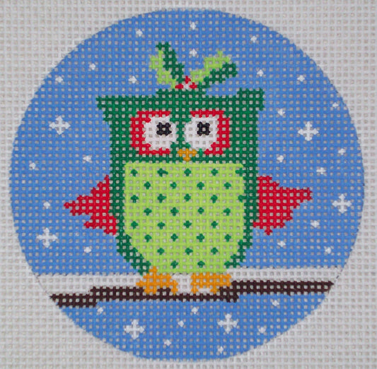 DK-EX35 Owl with Holly on Head