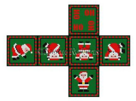 0206-18 Tumbling Santas Cube