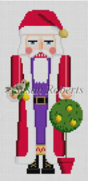 4242 Pear Tree Santa Nutcracker
