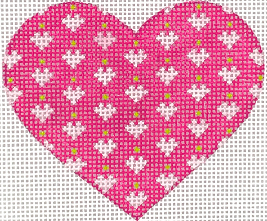 OM-274 Hearts on Pink Mini Heart