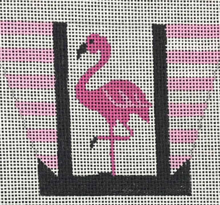 T-25 Flamingo with Stripes Tote Bag