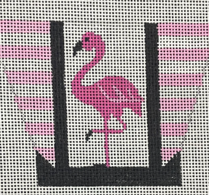 T-25 Flamingo with Stripes Tote Bag