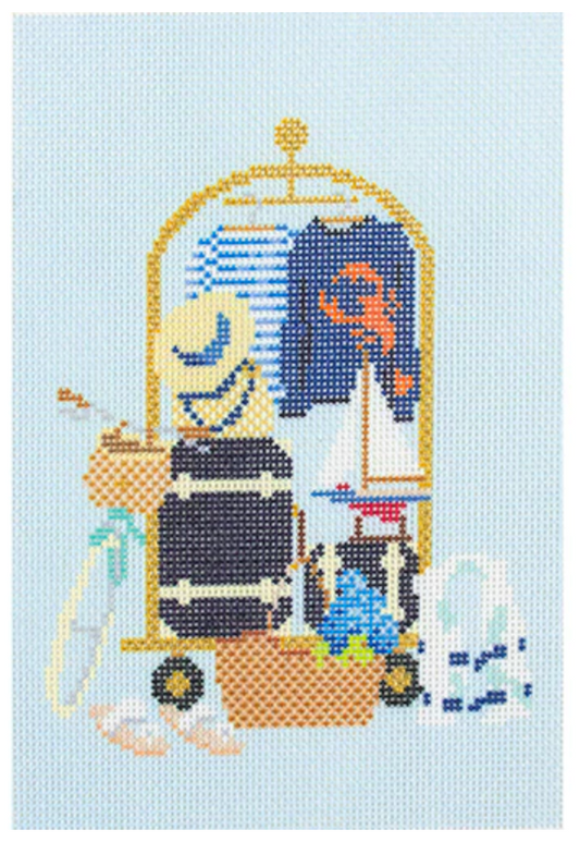 NTG KB067 Nantucket Luggage Cart