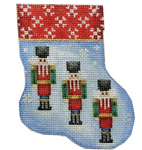 CT1058 Three Nutcrackers Mini Sock