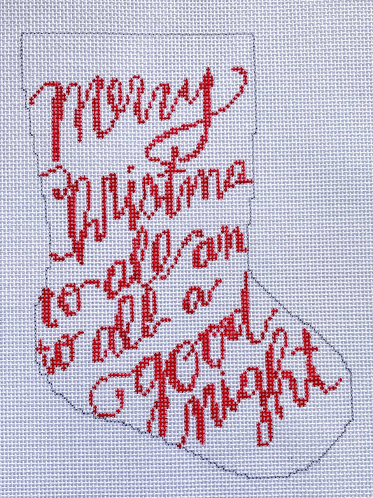 BS14 Merry Christmas Mini Stocking