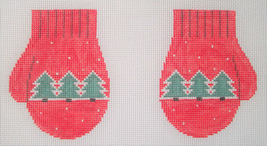 CO613 Trees on Red Mittens