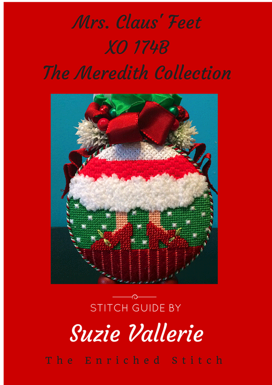Mrs. Claus Feet Stitch Guide
