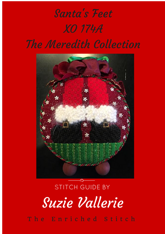 Santa Feet Stitch Guide