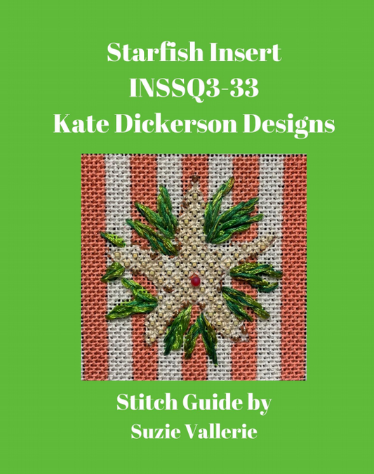 INSSQ3-33 Starfish Insert Stitch Guide